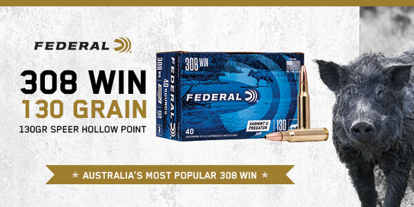 2544 AU SPORT FEDERAL 308 WIN 130 GR HP AE VARMINT 40 PK FAE308 VP Mobile