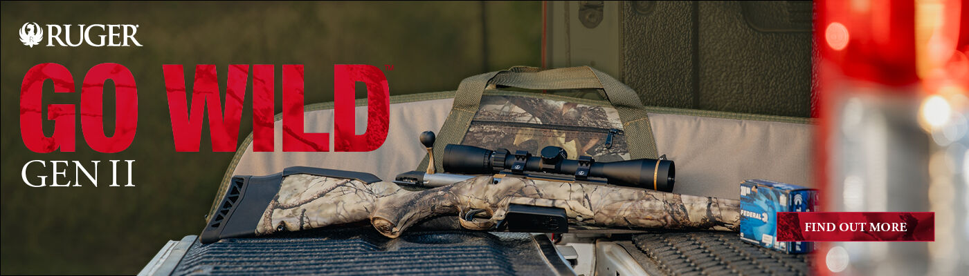 2674 AU SPORT Ruger American Rifle Gen II Go Wild DESKTOP Banner