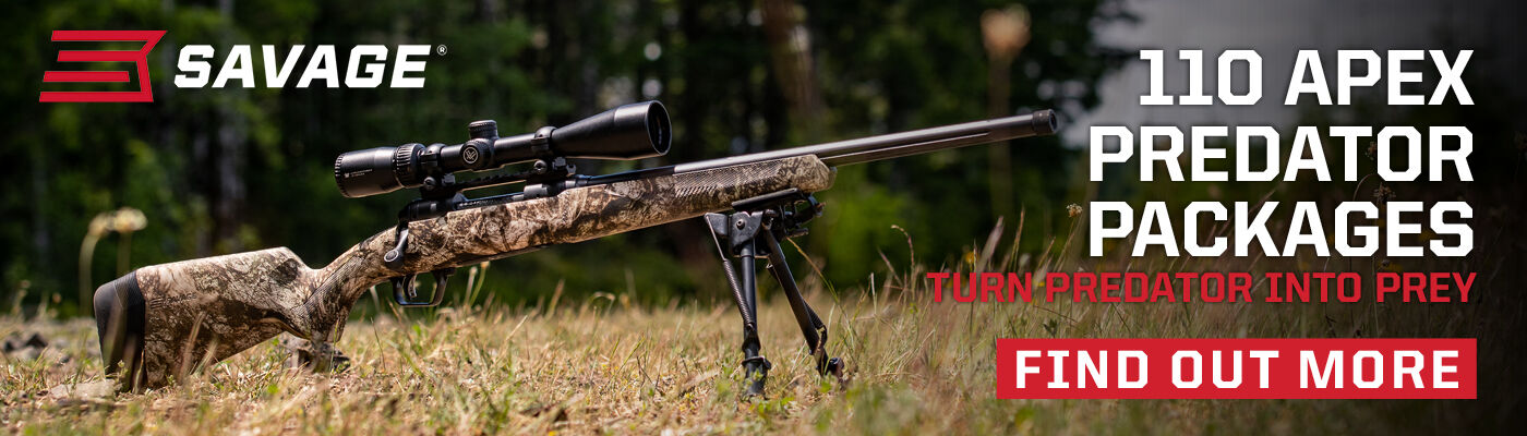 3395 AU SPORT Savage 110 Apex Predator Website Banner DESKTOP