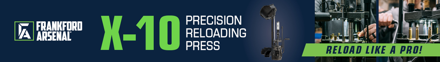 1832 AU SPORT Frankford Arsenal FX 10 Progressive Press FA FX10 PRP BLOGAD 1400x200